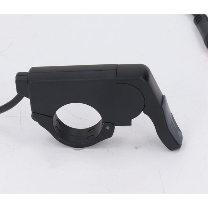 Accélérateur à pouce avec connecteur étanche Kit modifié pour vélo électrique black