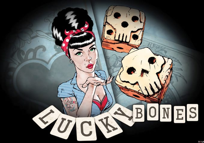 Lucky Bones Alchemy Tattoo Photo Wallcovering