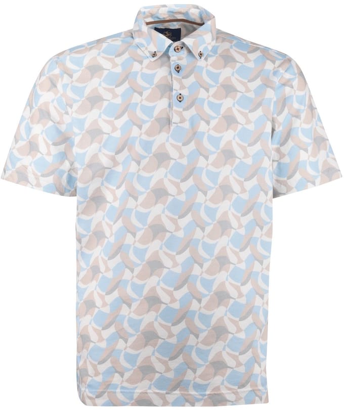 Eden Valley poloshirt korte mouw lichtblauw