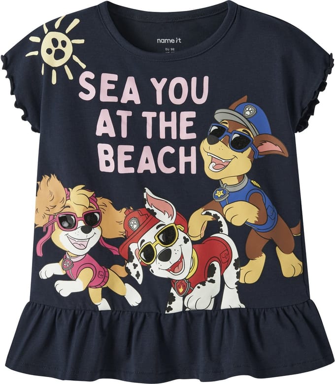 NAME IT - NMFMINA PAW SS NREG TOP CPLG - Meisjes - T-shirts