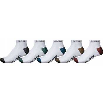 GLOBE Heren Sokken Ingles Ankle Sock 5Pack White