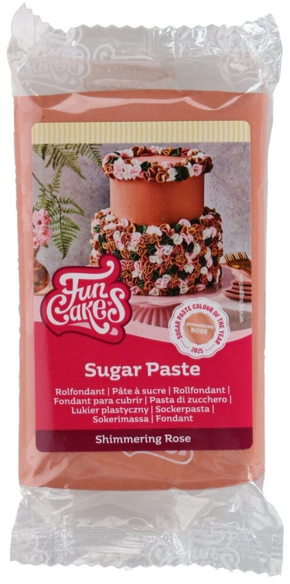 FunCakes Rolfondant - Shimmering Rose - 250g