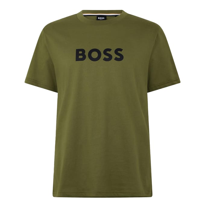 Boss Heren Hbw Logo T-Shirt (Salieblauw)