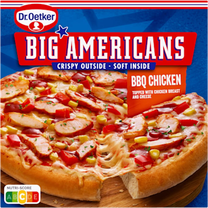 Big Americans pizza BBQ Chicken