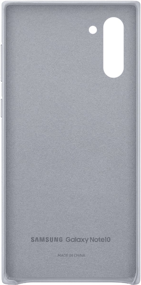 Étui pour Samsung Galaxy Note 10 Samsung Cuir Gris