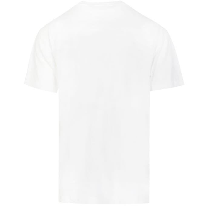 Klassiek wit T-shirt met Palm Angels Leaf-logo