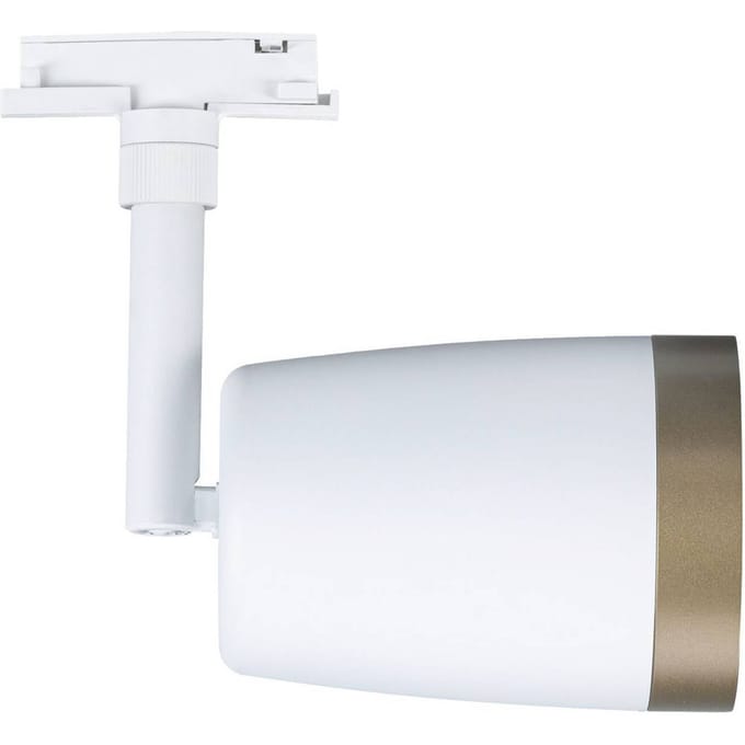 Paulmann URail railspot COVER, wit/goud, Ø 7 cm, GU10