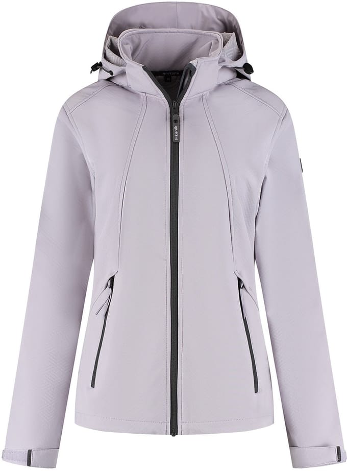 Kjelvik softshell jas Cleo - lila - maat 36
