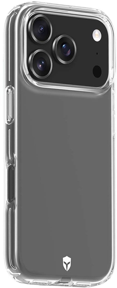 Force Case, Hoesje geschikt voor iPhone 17 Pro Max - FEEL Series Versterkt Tryax System, Transparant