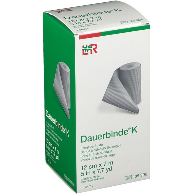 Lohmann & Rauscher Dauerbinde K 12cmx7m 105906 1 Verband