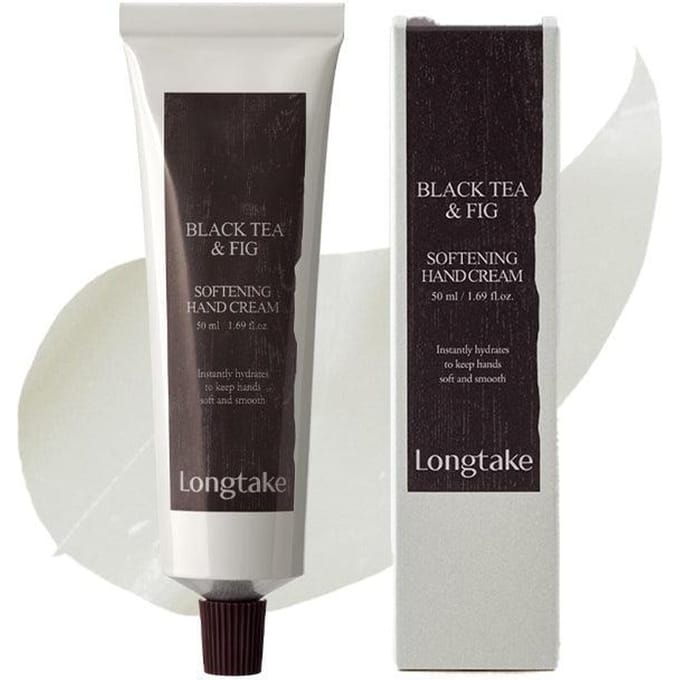 [Longtake] Crème mains adoucissante au thé noir et à la figue 50 ml white
