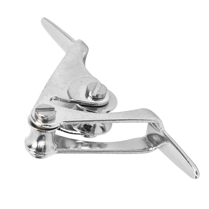 Dubbel Katrolblok RVS Vissen Roller Geleide Oog Duurzaam Hengel Roller TipGroot gray