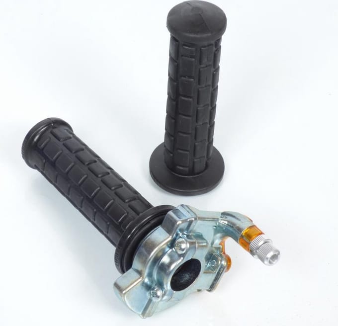 Targa metaal verchroomd gaspedaal voor bromfiets cyclo bromfiets bromfiets