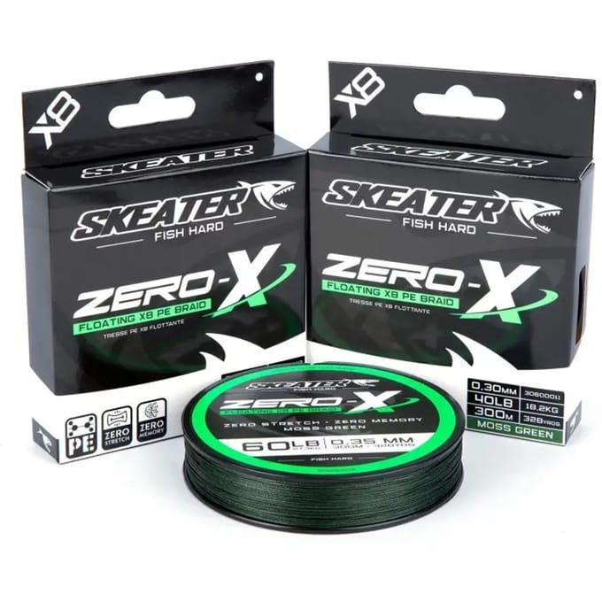 Vlecht Skeater Zero-X 8Braid Mg Floating 0.30-40Lb