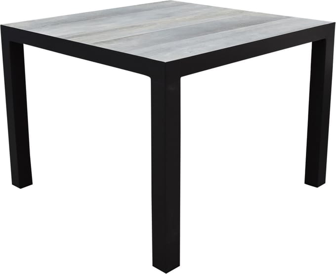 Fresno dining tuintafel 100x100xH74cm antraciet