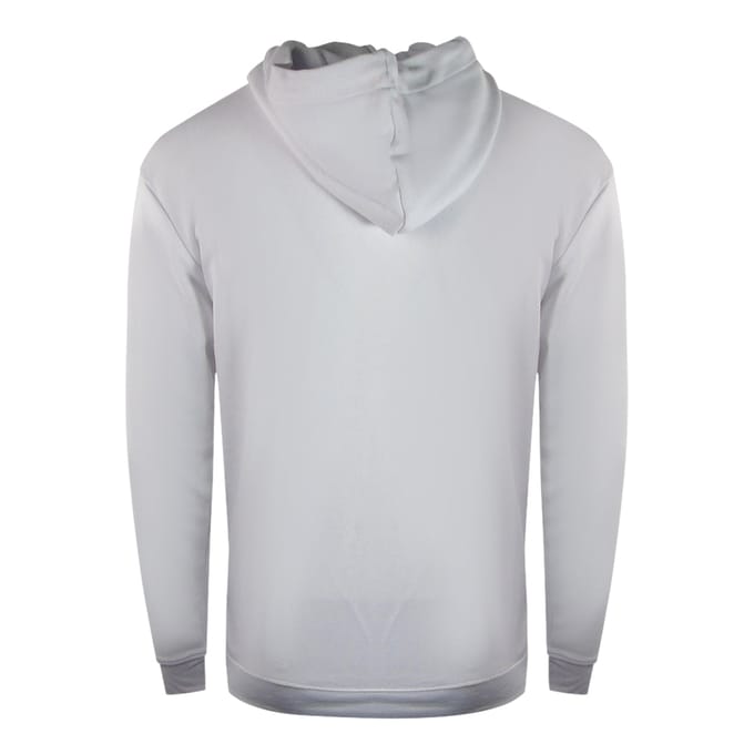 Cavalli Class witte hoodie met bloemenlogo