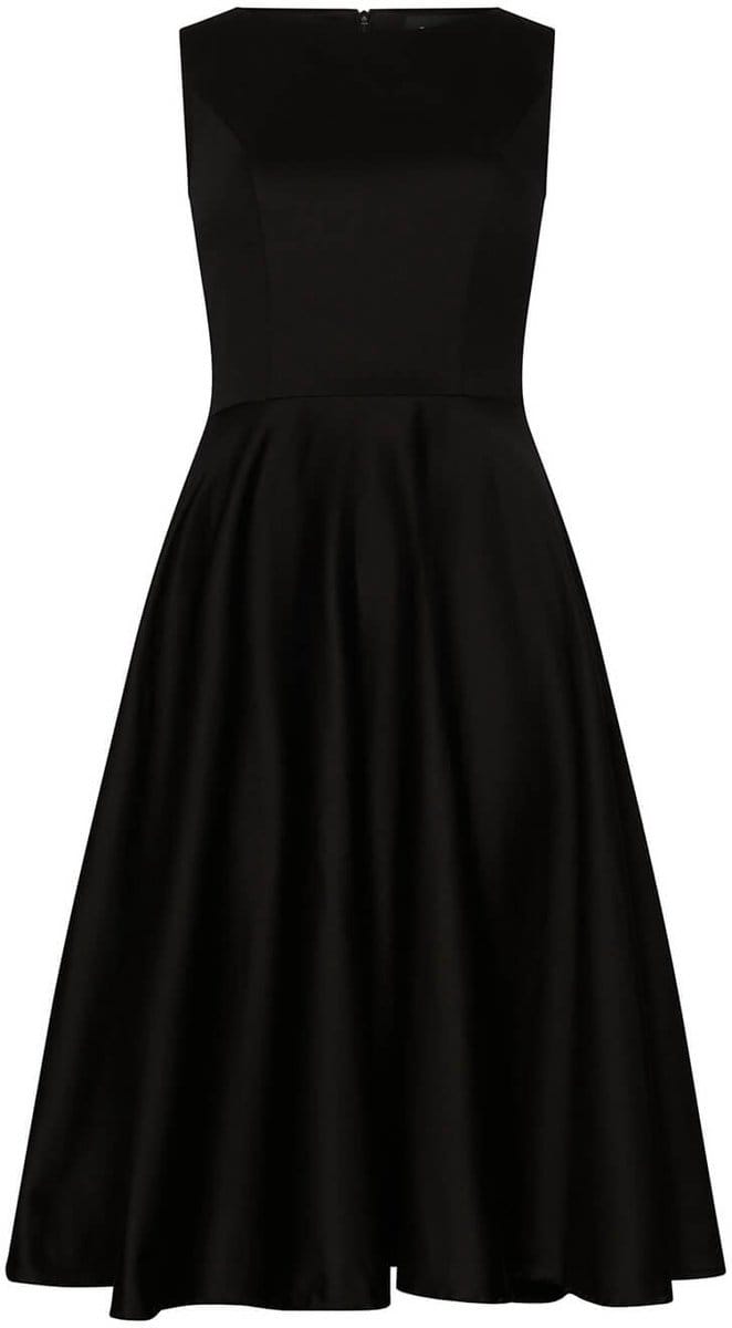 Succubus Clothing Audrey 50's Swing Jurk in Zwart
