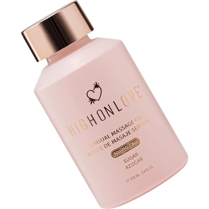 'CBD Sensual Massage Oil Sugar High', 100 ml