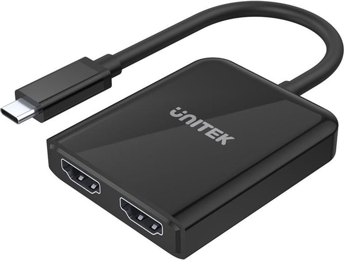 UNITEK V1408A USB grafische adapter Zwart