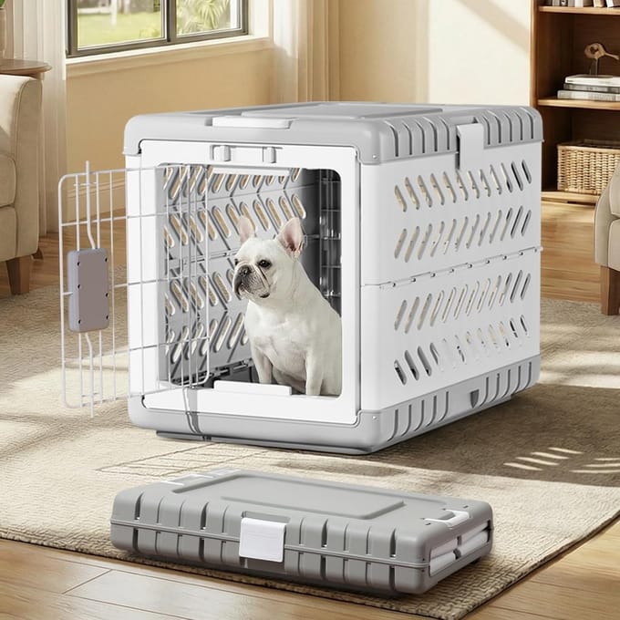 Opvouwbare Hondenbox Maat M - Draagbare Bench voor Honden