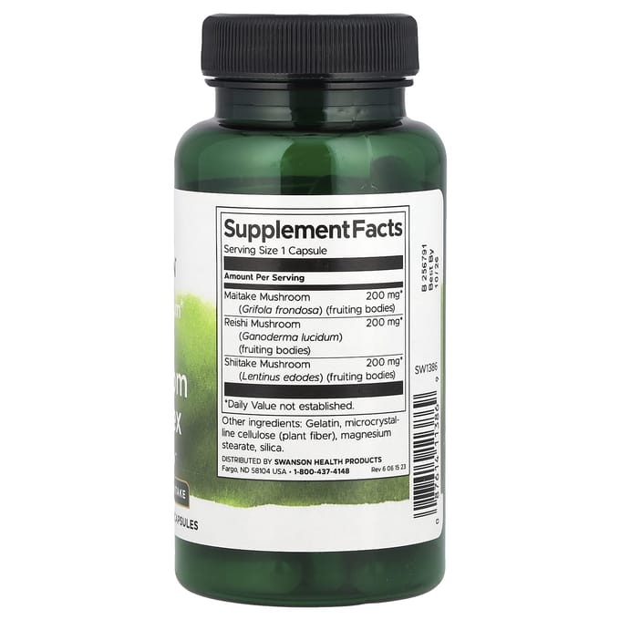 Full Spectrum® Drievoudig Paddenstoelencomplex, 60 Capsules