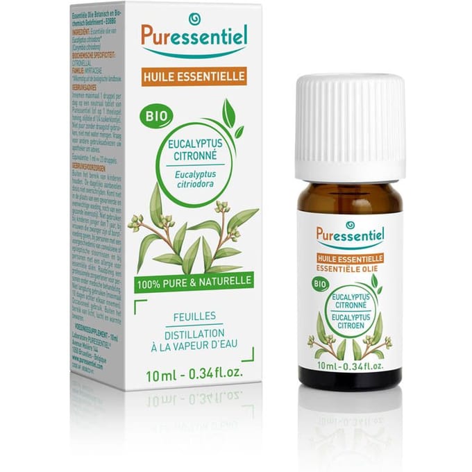Puressentiel Eucalyptus Citroen Bio Etherische Olie 10 olie