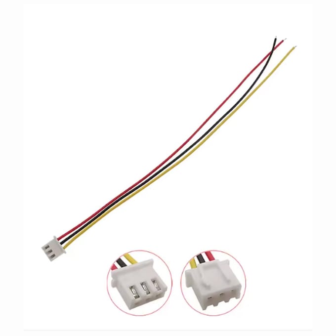 XH2.54 3-Pin Female Kabel – 15cm – Éénzijdige Stekker