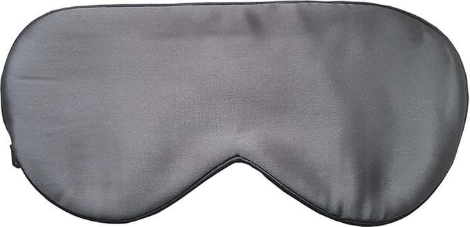 Luxe zijden slaapmasker gevuld met zijde - Midnight Shadow - Silk Heaven