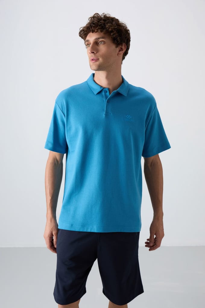 Heren Oversized Polo T-Shirt