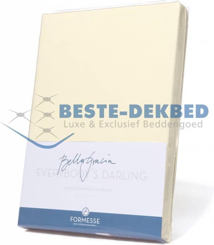 Bella Gracia Jersey Hoeslaken Powder 0110