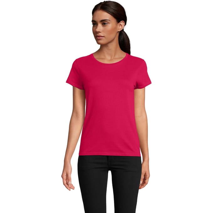 SOLS Dames/Dames Pioneer T-Shirt (Fuchsia)