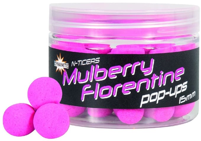 Dynamite Baits N-Ticers Mulberry Florentine Pop-ups 15mm