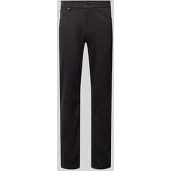 Regular fit stoffen broek met Franse Steekzakken