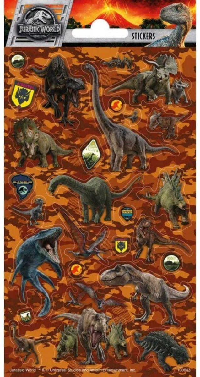 Totum - Jurassic World Sticker Sheet