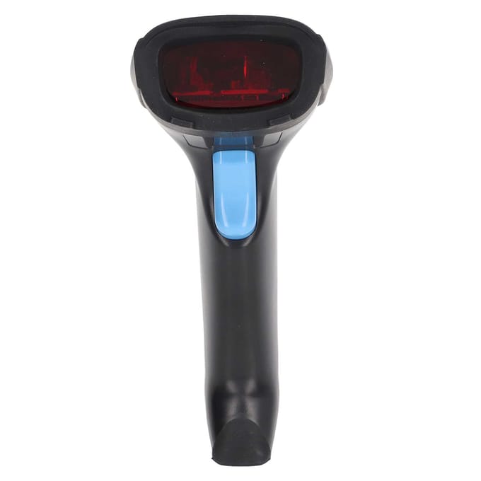 Scanner de codes-barres 1D Manuel filaire USB rechargeable Lecteur de code pour magasin de paiement mobile gray