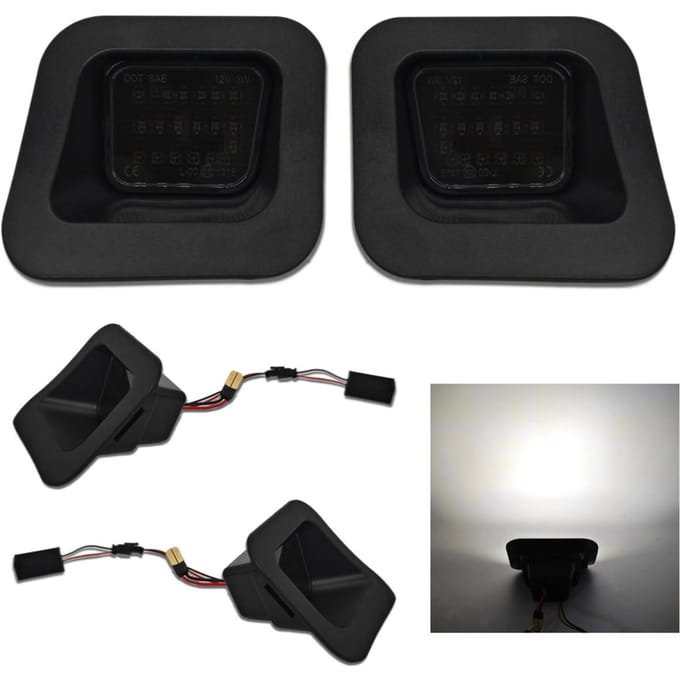 LED Kentekenplaatverlichting Dodge RAM 1500-3500 Smoke (2 stuks)