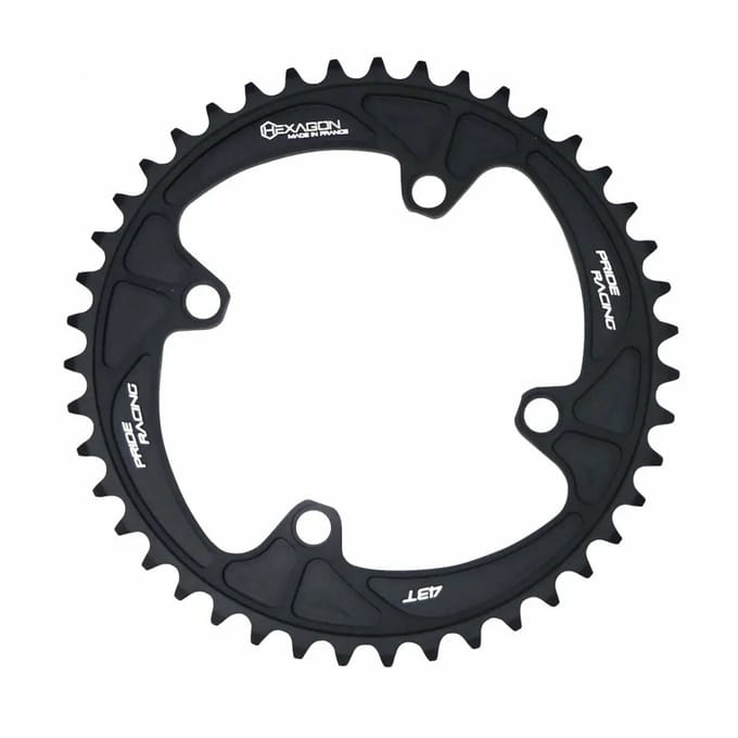 Tandwiel 4 schroef zonder schroefdraad Pride Racing Hexagon 47T