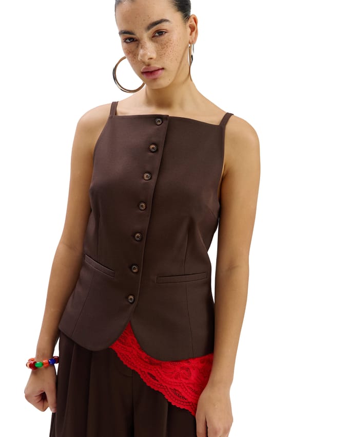 Harper & Yve Gilet Rey Gi Ss6n206 1024 Saddle Brown Dames Maat - XS
