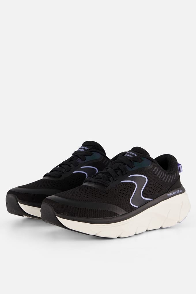 Skechers D'Lux Walker Sneakers zwart Synthetisch - Dames