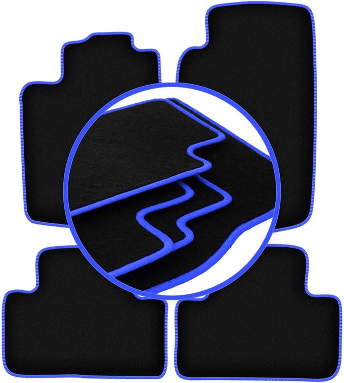 CARLUX-BLUE automatten voor: Renault Laguna III coupé (2007-2015)