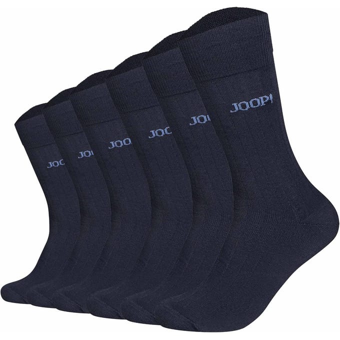 JOOP! Sokken Premium Essential Mercerised Socks 6P Set van 6