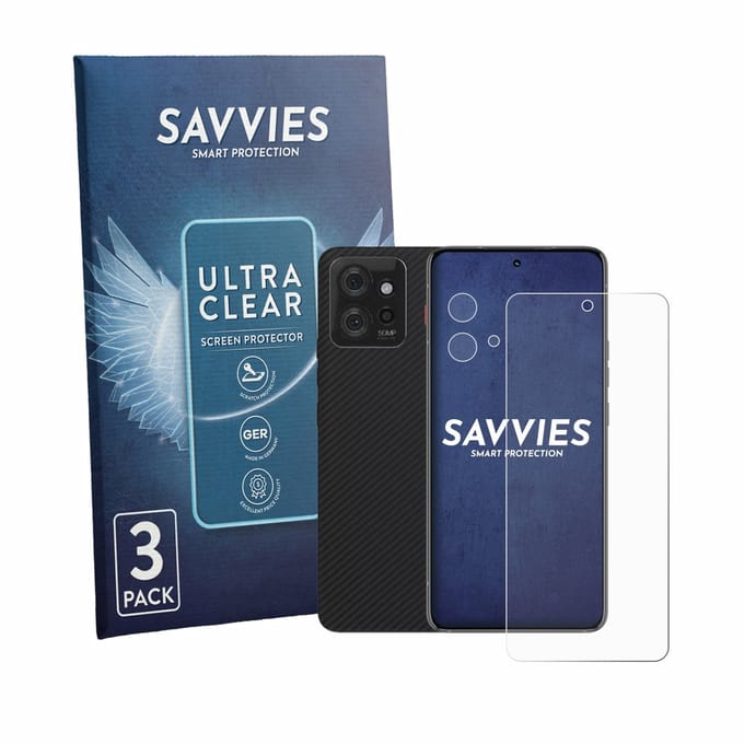 Savvies - Screenprotector voor Motorola ThinkPhone (Voor+Camera) - Folie Beschermfolie transparant 6 Stuks