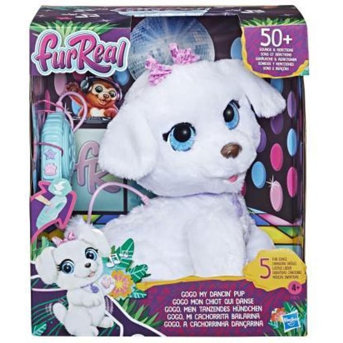 FurReal Friends Gogo Mijn Dansende Pup Elektroniche knuffels Interactieve knuffels
