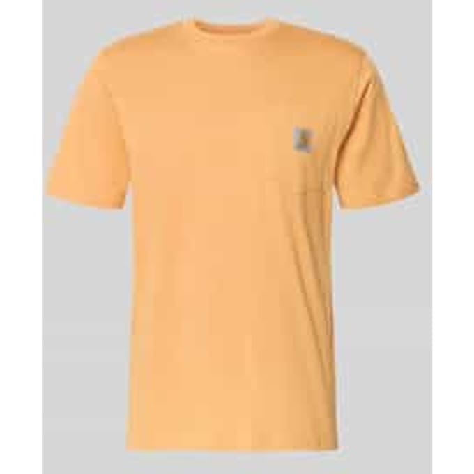 Regular Fit T-shirt met logo-patch