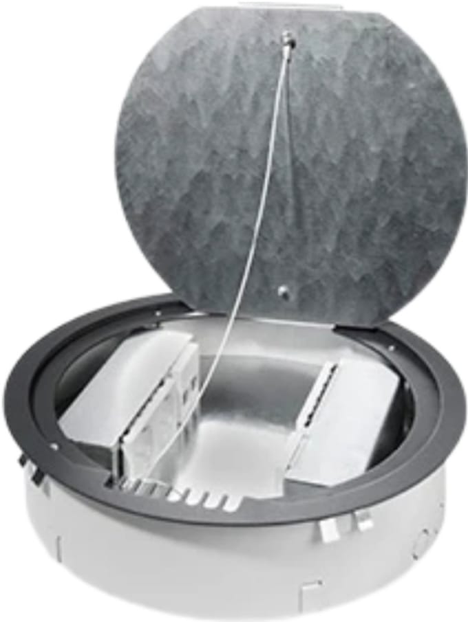 O.C.S. Rondo 300 vloerdoos 4x stopcontact met randaarde + 4x data (33.73.011)