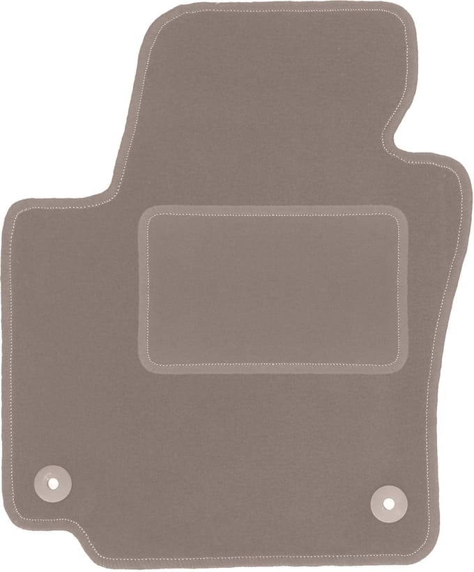 Beige bestuurdersmat voor: Volkswagen Golf Plus minivan (2005-2014)