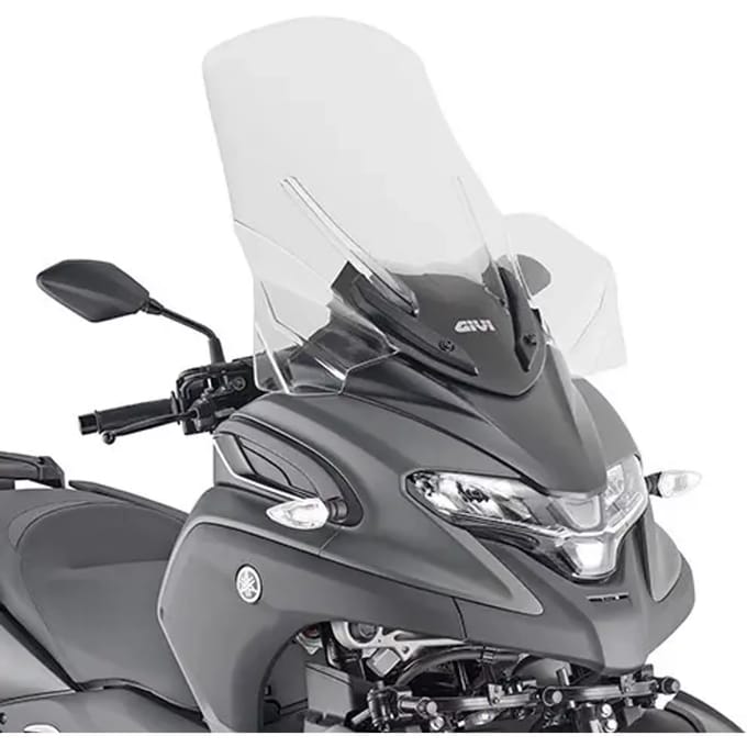 Kleurloze zeepbel Givi Yamaha tricity 300 20