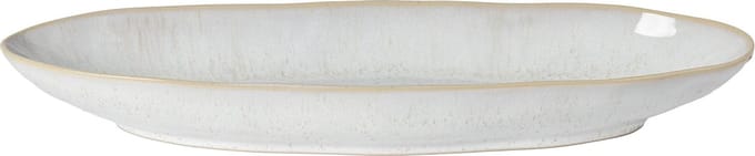 Costa Nova - servies - ovale schaal 41 cm - Eivissa beige - aardewerk - H 4,7 cm