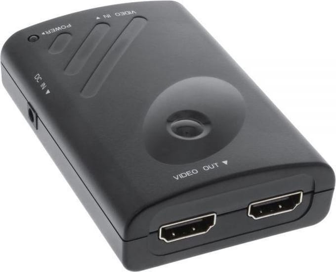 InLine 1x DisplayPort naar 2x HDMI splitter