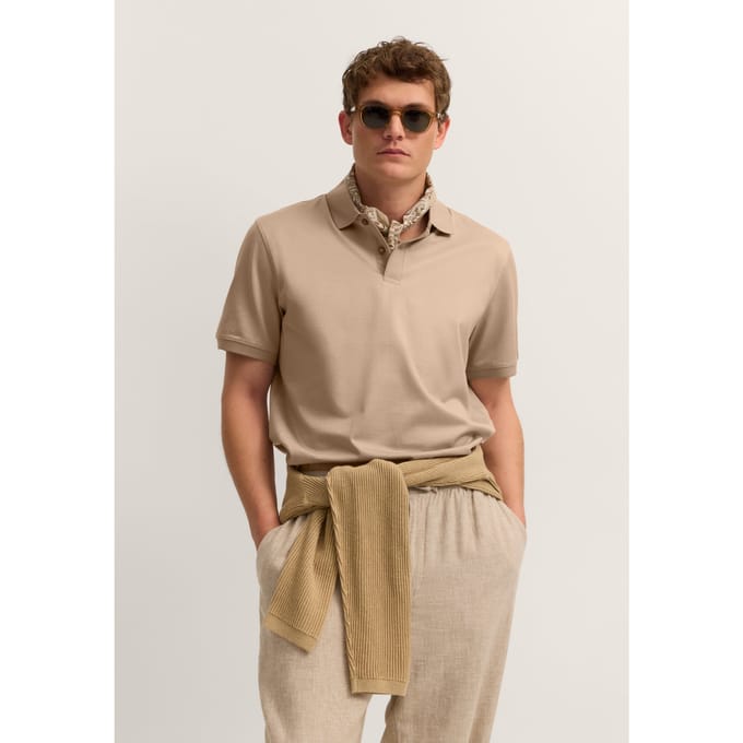 Bugatti Herren Polo shirt subtiel elegant